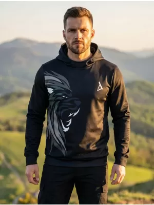 Muška premium funkcionalna majica ALTISPORT VOJ/ALM029MI01 CRNA I BEŽ