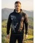 Muška premium funkcionalna majica ALTISPORT VOJ/ALM029MI01 CRNA I BEŽ