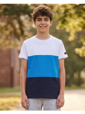 Majica za dječake SAM 73 JABBA KT 520 SVIJETLOPLAVA