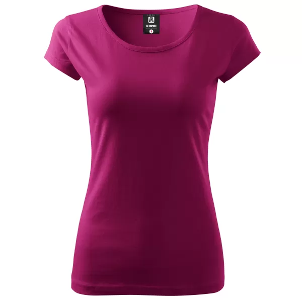  Ženska majica kratkih rukava ALTISPORT NoPrint NP/ALW221 FUSCHIA CRVENA 