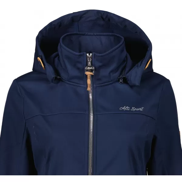  Ženski softshell kaput ALTISPORT CIARA TAMNOPLAVA/SREBRNA 