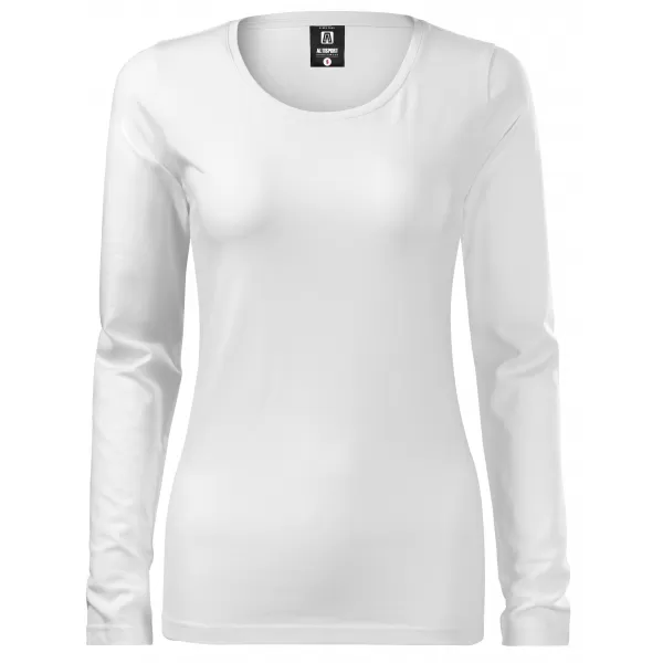  Ženska majica s dugim rukavima ALTISPORT NoPrint NP/ALW931 BIJELA 
