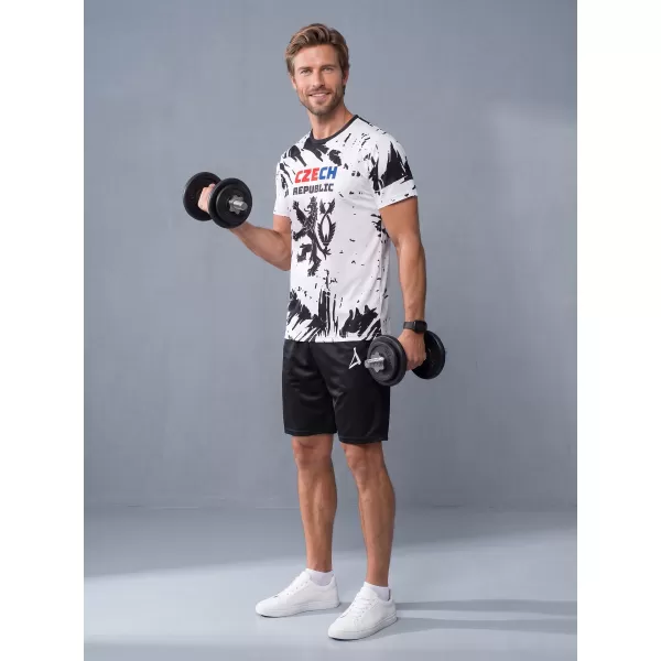  Muška premium funkcionalna majica ALTISPORT x CZE VOJ/ALM036TR01 APSTRAKCIJA 
