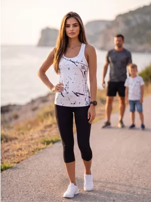 Ženska premium funkcionalna majica bez rukava ALTISPORT VOJ/ALW034TIL01 BIJELA