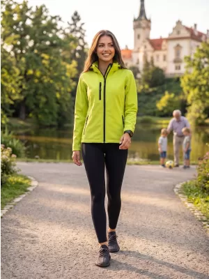 Ženska softshell jakna ALTISPORT NoPrint NP/ALW125 VAPNO