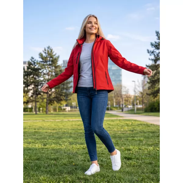  Ženska softshell jakna ALTISPORT NoPrint NP/ALW125 CRVENA 