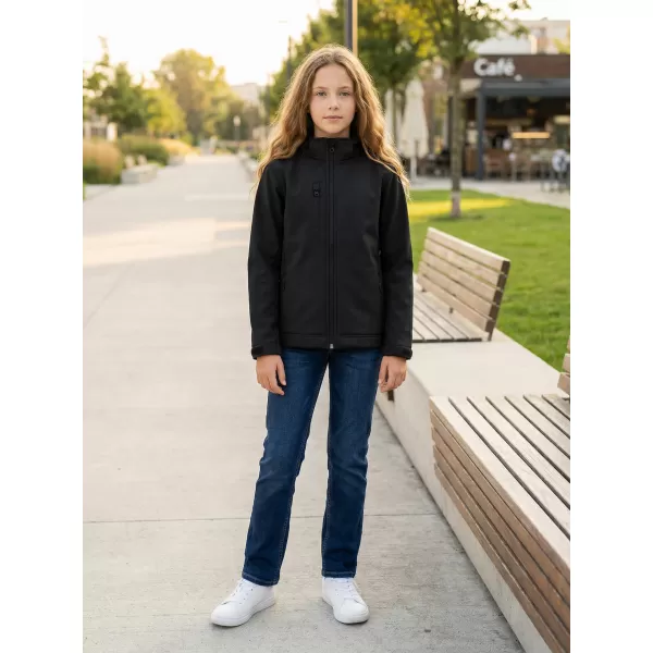  Dječja softshell jakna ALTISPORT NoPrint NP/ALK535 CRNA 