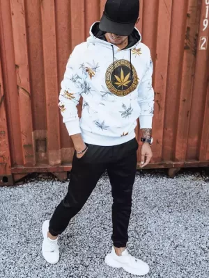 Muška dukserica DSTREET BX5319 BIJELA