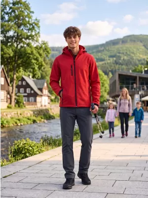 Muška softshell jakna ALTISPORT NoPrint NP/ALM225 CRVENA