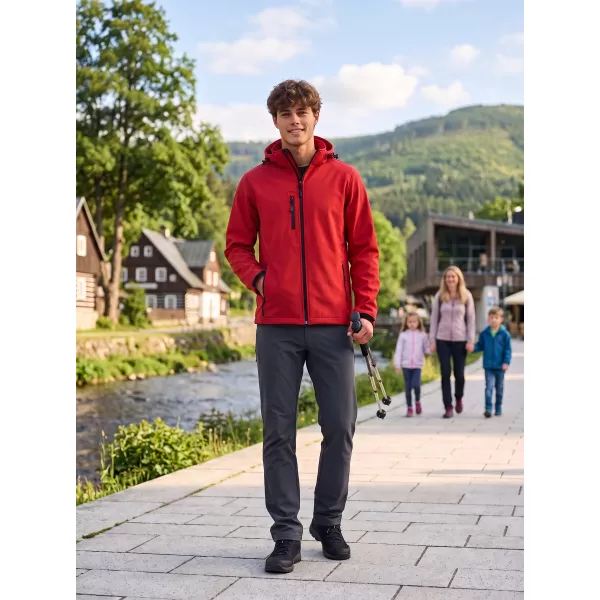  Muška softshell jakna ALTISPORT NoPrint NP/ALM225 CRVENA 