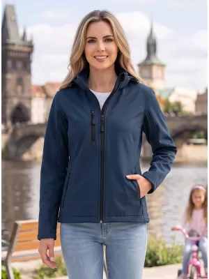 Ženska softshell jakna ALTISPORT NoPrint NP/ALW125 TAMNOPLAVA