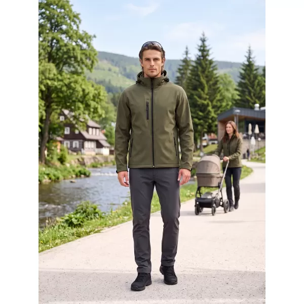  Muška softshell jakna ALTISPORT NoPrint NP/ALM225 VOJNOG 