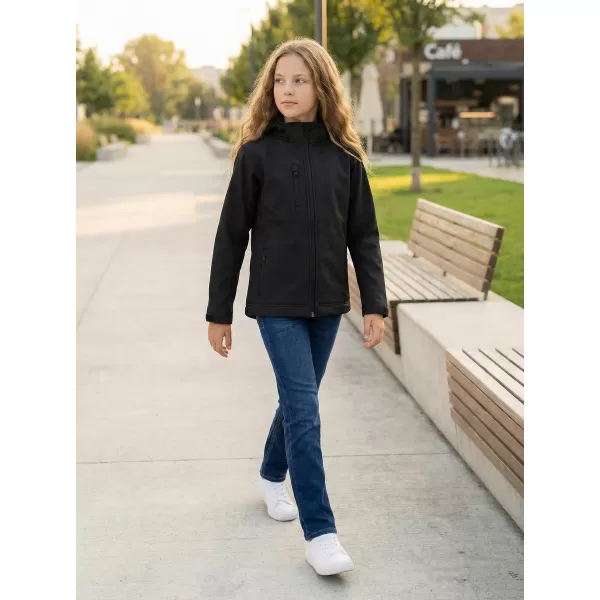 Dječja softshell jakna ALTISPORT NoPrint NP/ALK535 CRNA 