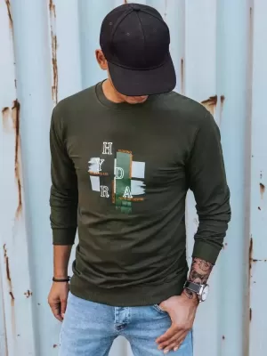 Muška dukserica DSTREET BX5351 KAKI