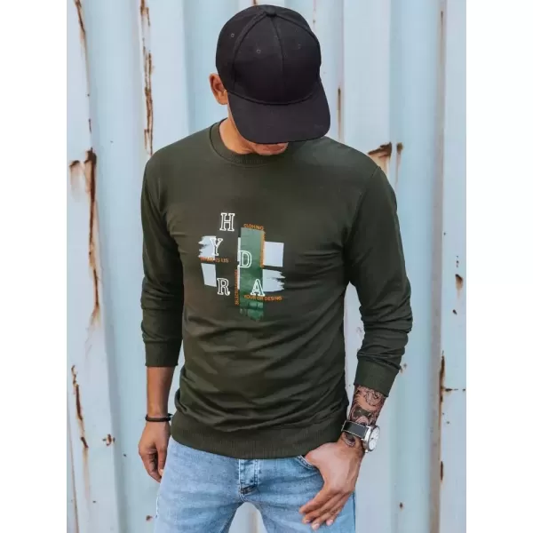  Muška dukserica DSTREET BX5351 KAKI 