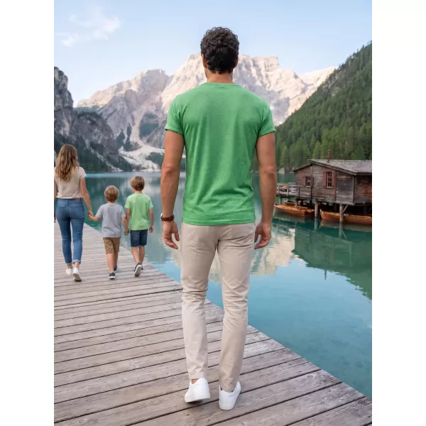  Muška majica kratkih rukava ALTISPORT NoPrint NP/ALM361 ZELENI ODSJAJI 