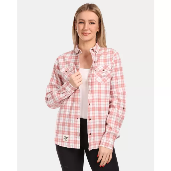  Ženska košulja KILPI FLANNY-W VL0370KI RUŽIČASTA 