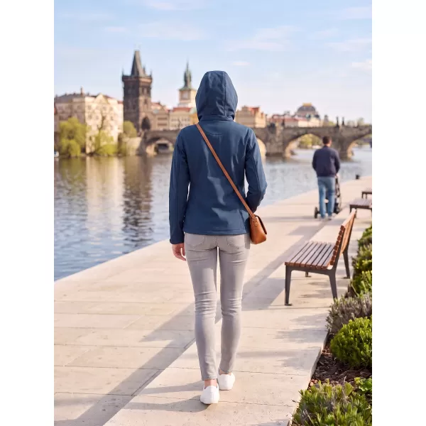  Ženska softshell jakna ALTISPORT NoPrint NP/ALW125 TAMNOPLAVA 