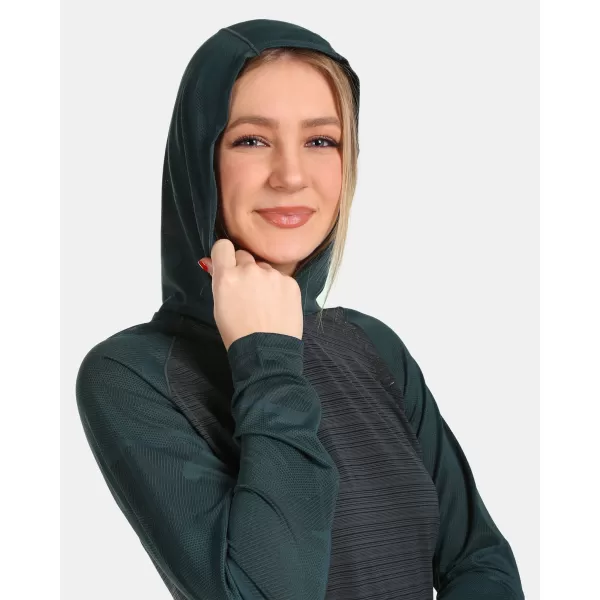  Ženska funkcionalna majica KILPI AILEEN-W VL0325KI TAMNO ZELENA 
