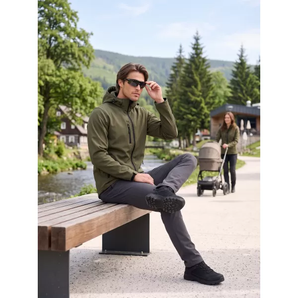  Muška softshell jakna ALTISPORT NoPrint NP/ALM225 VOJNOG 