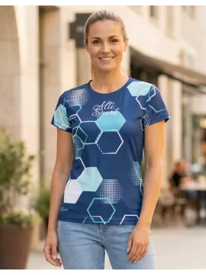 Ženska premium funkcionalna majica ALTISPORT VOJ/ALW037TR01 TAMNOPLAVA
