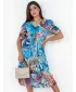 Haljina DSTREET BLOSSOM LOVE EY2524 PLAVI