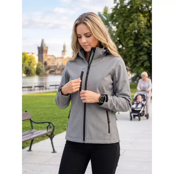  Ženska softshell jakna ALTISPORT NoPrint NP/ALW125 ČELIČNO SIVA 