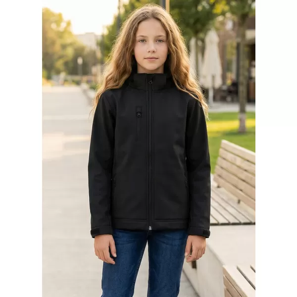  Dječja softshell jakna ALTISPORT NoPrint NP/ALK535 CRNA 