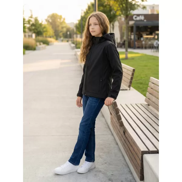 Dječja softshell jakna ALTISPORT NoPrint NP/ALK535 CRNA 