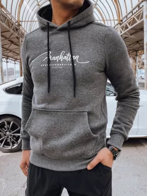 Muška dukserica DSTREET BX5705 TAMNO SIVA