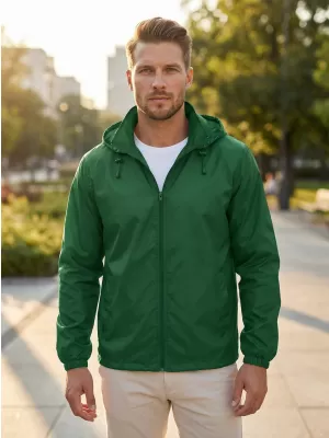 Unisex vjetrovka ALTISPORT NoPrint NP/ALU425 TAMNOZELENE BOJE