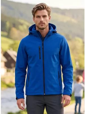 Muška softshell jakna ALTISPORT NoPrint NP/ALM225 KRALJEVSKO PLAVA
