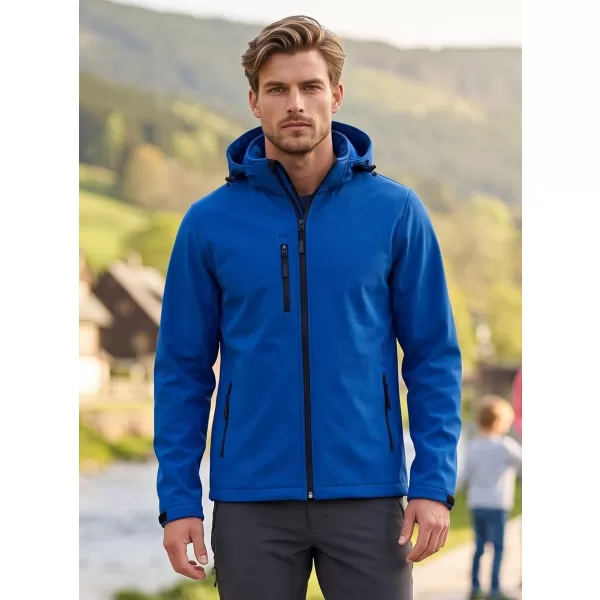  Muška softshell jakna ALTISPORT NoPrint NP/ALM225 KRALJEVSKO PLAVA 