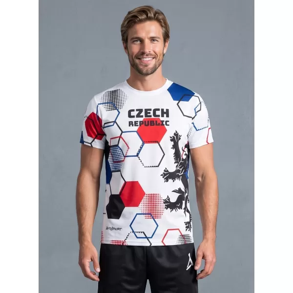  Muška premium funkcionalna majica ALTISPORT x CZE VOJ/ALM036TR01 HEKSA BIJELA 