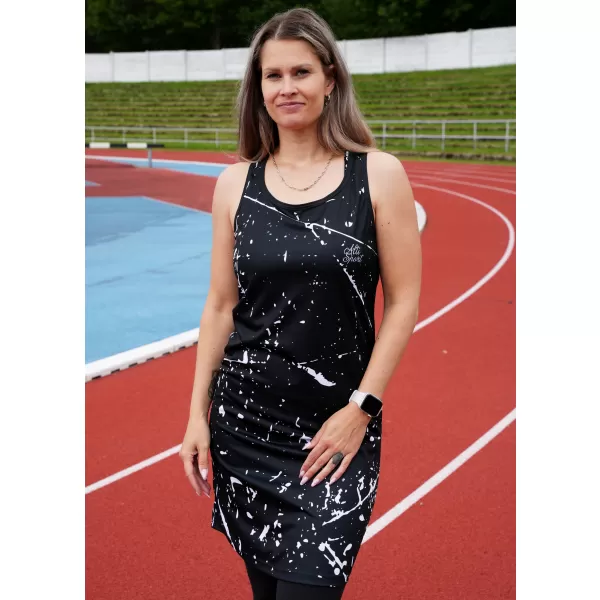  Ženska vrhunska funkcionalna haljina s prslukom ALTISPORT VOJ/ALW034SAT01 CRNA 