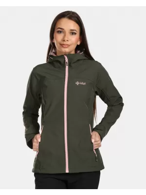 Ženska softshell jakna KILPI RAVIA-W VL0109KI TAMNO ZELENA