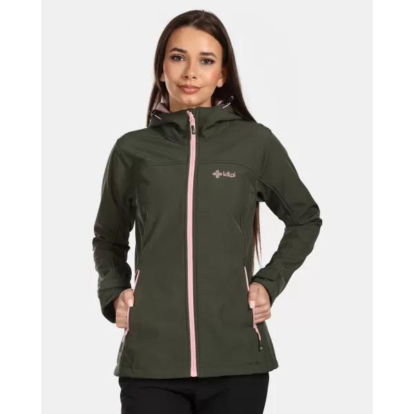  Ženska softshell jakna KILPI RAVIA-W VL0109KI TAMNO ZELENA 