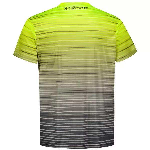  Muška premium funkcionalna majica ALTISPORT VOJ/ALM031TR01 CRNA/FLUO ŽUTA 
