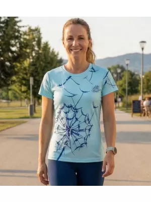 Ženska premium funkcionalna majica ALTISPORT VOJ/ALW035TR01 MRAZ PLAVA