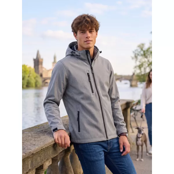  Muška softshell jakna ALTISPORT NoPrint NP/ALM225 ČELIČNO SIVA 