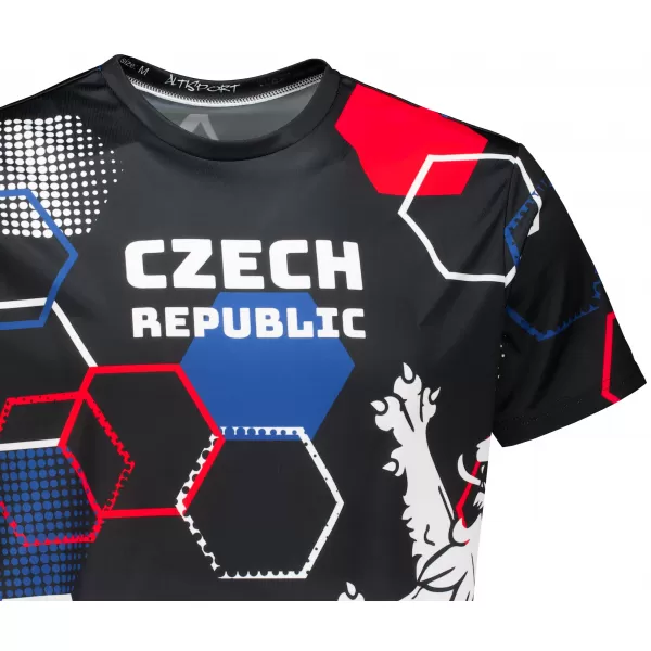  Muška premium funkcionalna majica ALTISPORT x CZE VOJ/ALM036TR01 HEKSA CRNA 