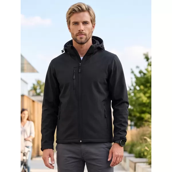  Muška softshell jakna ALTISPORT NoPrint NP/ALM225 CRNA 