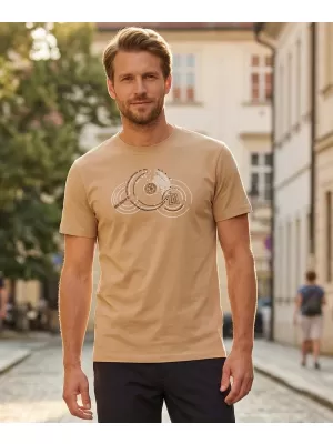 Muška majica kratkih rukava ALTISPORT CARRYOVER ALM160AL805 PJESKOVITA