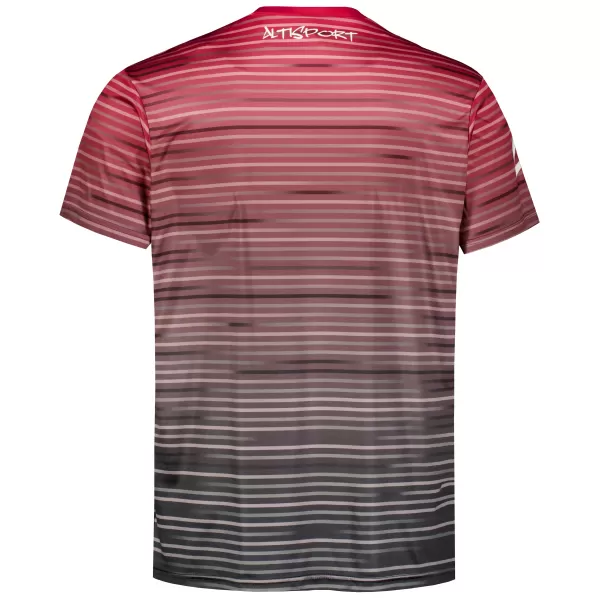  Muška premium funkcionalna majica ALTISPORT VOJ/ALM031TR01 CRNO/BORDO 