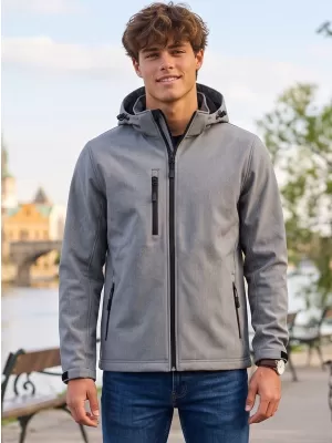 Muška softshell jakna ALTISPORT NoPrint NP/ALM225 ČELIČNO SIVA