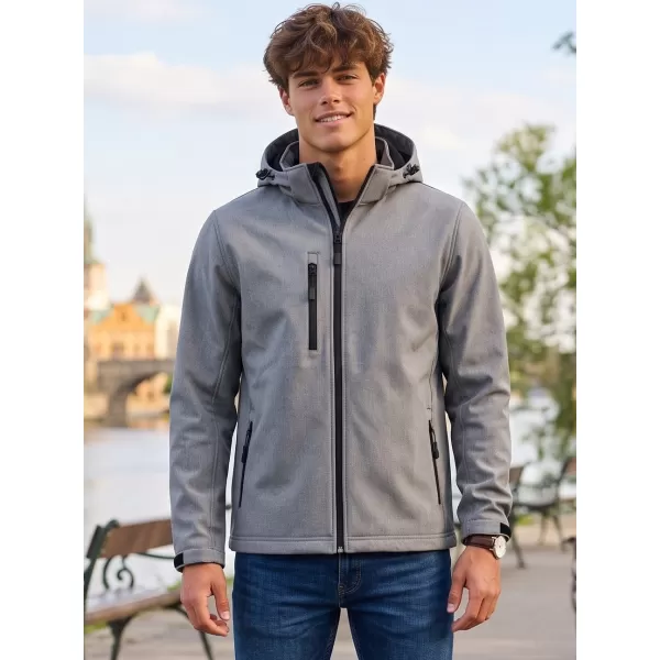  Muška softshell jakna ALTISPORT NoPrint NP/ALM225 ČELIČNO SIVA 