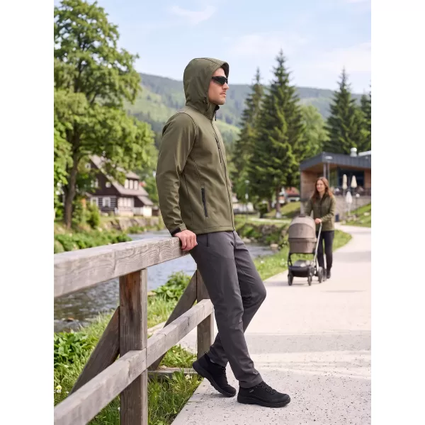  Muška softshell jakna ALTISPORT NoPrint NP/ALM225 VOJNOG 