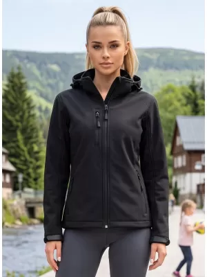 Ženska softshell jakna ALTISPORT NoPrint NP/ALW125 CRNA