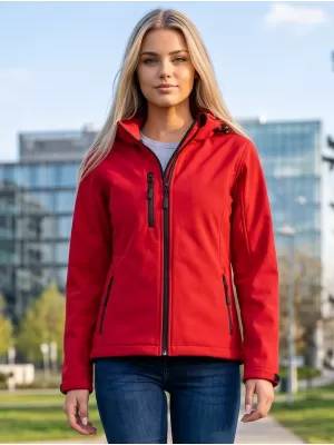 Ženska softshell jakna ALTISPORT NoPrint NP/ALW125 CRVENA