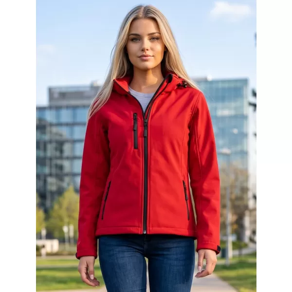  Ženska softshell jakna ALTISPORT NoPrint NP/ALW125 CRVENA 